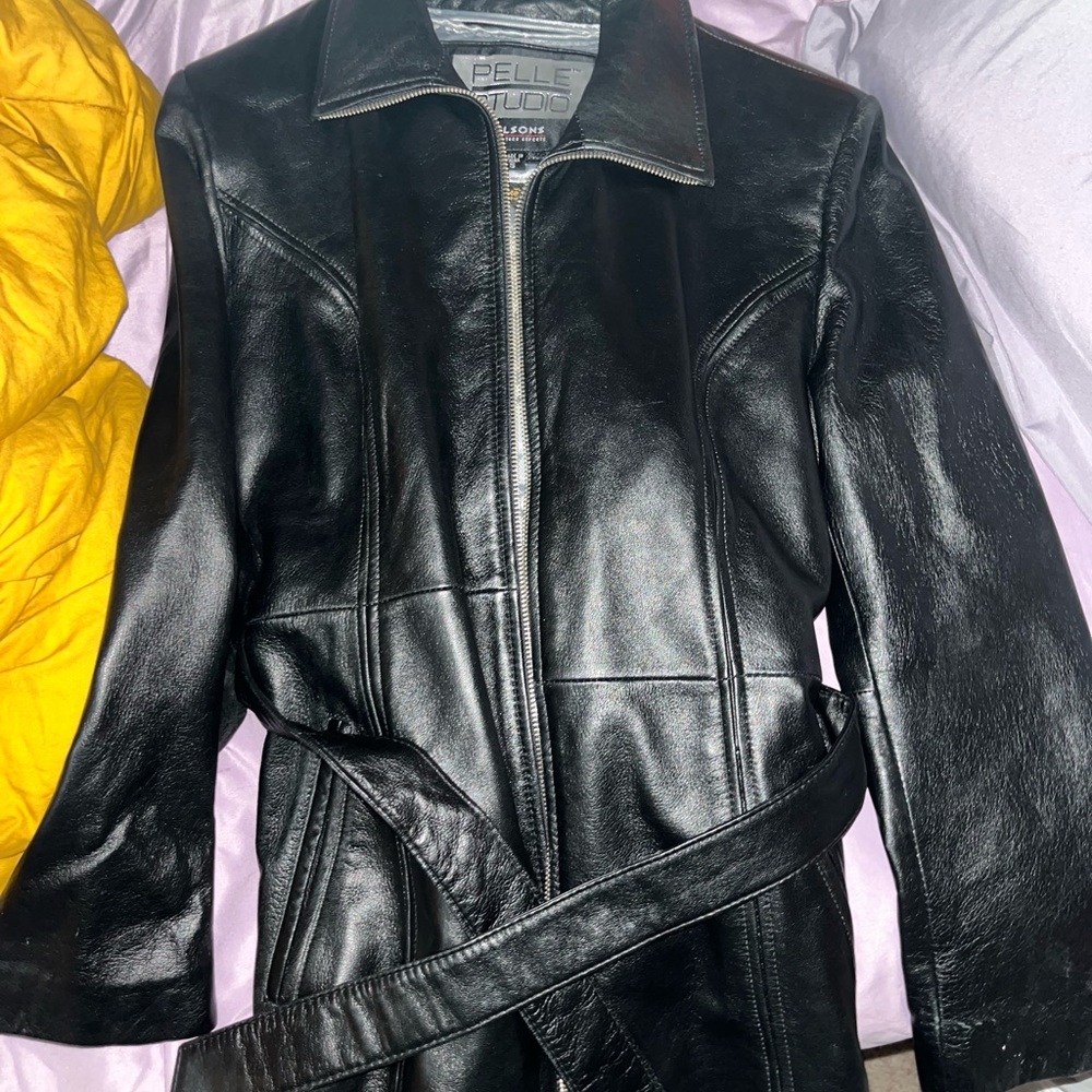 women’s insulated Wilson’s leather jacket .